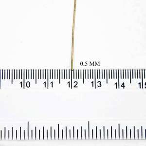 Alambre de Bullion Francés Liso Teñido de Alta Tenacidad en Color Dorado, Barras Suaves para Bordado a Mano, Resistente a la Abrasión, Venta al Por Mayor - Product Image 6