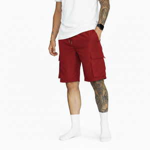 Custom Logo Plus Size <b>Men</b> Swim Shorts with Breathable Anti Wrinkle Quick Dry Features Casual Summer Beach Cargo <b>Trunks</b> - Product Image 4