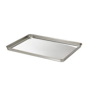 Plat de service moderne en acier, conçu pour présenter les repas avec élégance, doté d'une structure robuste et d'une praticité quotidienne - Product Image 2