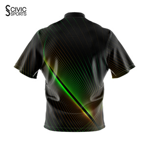 <b>Bowling</b> Jersey Uniform Names Custom Team Numbers Digital Sublimation Printing 100% Polyester - Product Image 4