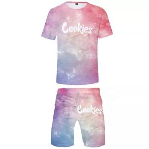 Vestido de verano de moda con estampado Digital 3D, conjunto de pantalones de playa de manga corta, ropa para hombre, soporte personalizado - Product Image 3