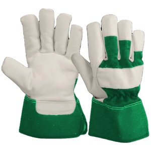 Guantes de Seguridad de Cuero de Cabra de Primera Calidad, Resistentes, Cómodos y Suaves, Ideales para Trabajos Domésticos y de Jardinería - Product Image 2