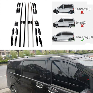 Barres de toit en alliage d'aluminium robustes LXRV, <span class=keywords><strong>porte</strong></span>-bagages, barres latérales pour <span class=keywords><strong>Mercedes</strong></span> Benz <span class=keywords><strong>Vito</strong></span> Viano Extra Long L3 - Product Image 3