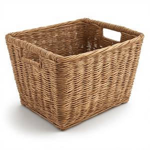 Panier multifonctionnel en jonc de mer naturel, idéal pour le rangement dans la chambre, le salon et la salle de bain - Product Image 5
