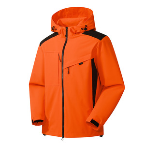 Custom Logo Men's <b>Winter</b> Eco-Friendly Windproof <b>Waterproof</b> Breathable Quilted Rain Coat Lightweight Windbreaker - Product Image 4