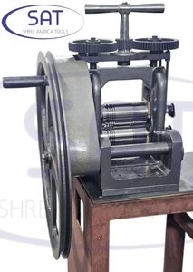 SAT Machine à laminer manuelle combinée pour bijoux, tôles et fils, Laminoir de bijoutier, Malaisie France - Product Image 5