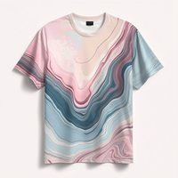Machine d'impression de t-shirts, presse à chaud, équipement d'impression numérique de vêtements, vêtements personnalisés OEM/ODM, 100% coton tricoté uni