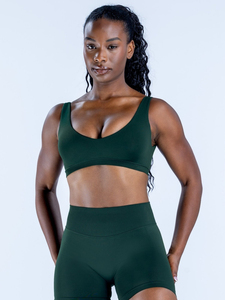 Ensemble de soutien-gorge de sport respirant sans couture rose et short taille haute pour femmes, idéal pour la gym, le fitness et les entraînements - Product Image 4