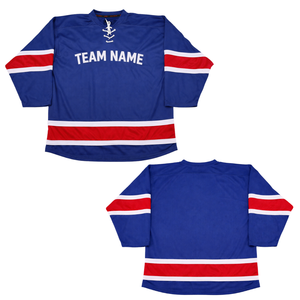 Maillot de hockey sur glace entièrement personnalisable - Style de texte vertical audacieux - Vêtements de sport anti-humidité - Uniformes de ligue professionnelle - Product Image 3