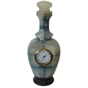 New Design Vintage Stone Onyx Marble <b>Clock</b> Premium Quality Onyx Marble <b>Clock</b> For Luxury Decoration And Gift Purposes - Product Image 2
