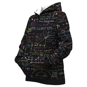 Sudadera con capucha gris con estampado de ecuaciones matemáticas en 3D, forro de sherpa, estampado completo, sudadera con capucha unisex, chaqueta con cremallera completa, cálida - Product Image 6
