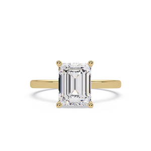 Customizable Jewelry 14k Gold Gold <b>Emerald</b> Lab Grown Diamond 2.01 Carat IGI Certified Engagement <b>Ring</b> Women Wedding Gifts - Product Image 3