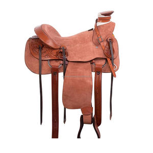 English Leather <b>Saddle</b> Dressage <b>Saddle</b> Leather <b>Saddle</b> With Set - Product Image 2