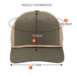 Custom Trucker Hat 5 Panel Classic Structured Breathable Contrast Color Trucker Hats Color Embroidered Baseball Trucker Cap - Product Image 2