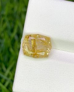 Cuarzo Rutilado Dorado Natural, Gema Facetada de Forma Elegante, Piedra Suelta para Joyería, Venta al por Mayor, ZUBEDA GEMS JEWELLRY Third - Product Image 1