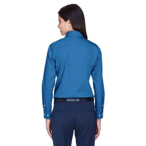 Blusas y Camisas para Mujer, Colección Crown Woven, Oxford Sólido - AZUL CLARO-S - Product Image 5