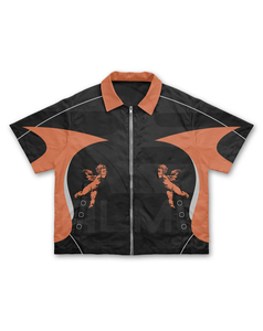 Top Quality Heavyweight Polyester/Nylon Unisex Windbreaker Tracksuit <b>Jacket</b> and Short set Digital Printing Logo Tracksuit - Product Image 4