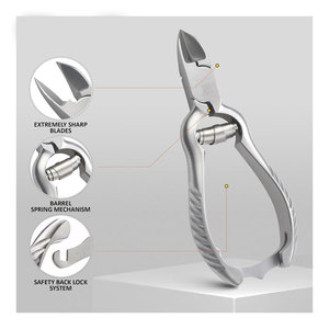 Coupe-ongles robuste pour podiatres, pour ongles épais et incarnés, coupe-ongles à ressort, podologie, pour seniors, hommes et femmes - Product Image 4