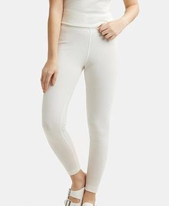 Women High Waist <b>Black</b> <b>Leggings</b> Slim Fit Knitted Cotton Winter Casual Solid Color Breathable Quick Dry Thermal Vintage Crop - Product Image 4