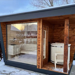 อ่างน้ำแข็ง Senxing SX549 แบบประหยัดพลังงาน พร้อมกระจกพาโนรามา ระบบทำความร้อนด้วยฟืน สำหรับพื้นที่พักผ่อนกลางแจ้งในสภาพอากาศหนาวเย็น - Product Image 1