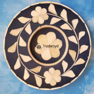 Portavelas con Incrustaciones de Hueso de Diseño, Decoración Elegante para el Hogar por Tradebyd - Product Image 5