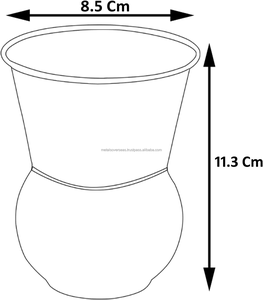 Vaso de Cobre Puro Martillado a Mano con Agarre, Ecológico, Tamaño Personalizable, Logotipo, Beneficios Ayurvédicos, Diseño Tradicional Indio - Product Image 5