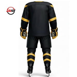Conjunto de Uniforme de Hockey sobre Hielo Profesional Personalizado, Transpirable, de Malla, Uniforme de Juego en Equipo, Impresión por Sublimación, OEM, ODM, Venta al Por Mayor - Product Image 5