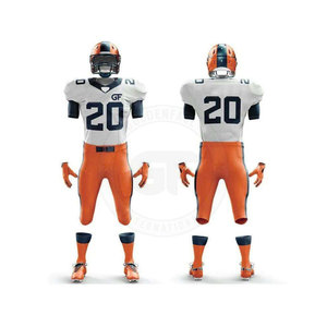 Uniforme de football américain à prix de gros, doublure douce, uniforme de football élégant, uniforme de football américain pour le fitness - Product Image 4