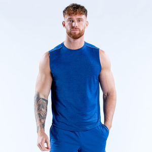 Débardeurs de sport pour hommes personnalisés avec logo, vente en gros, anti-transpiration, haute performance, vêtements de sport, hauts d'entraînement compressifs, fabricant - Product Image 4