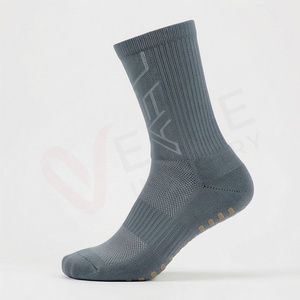 Chaussettes pour hommes à motif géométrique, tricotées, respirantes, en spandex et polyester, style sport d'été, coupe classique - Product Image 4