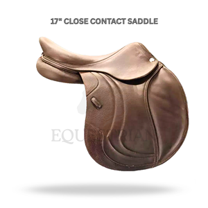 Selle d'équitation à contact étroit de 17 pouces, équipement équestre - Product Image 2