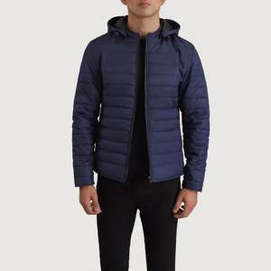 Veste matelassée personnalisée avec logo pour homme, veste d'hiver pour homme, veste matelassée à bulles pour homme, manteau rembourré pour l'extérieur, veste matelassée d'hiver - Product Image 4
