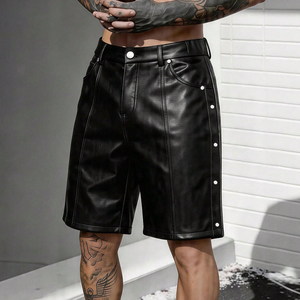 Shorts en similicuir pour hommes, style 2026, dernière collection, prix de gros, service OEM ODM, durables, sur mesure, meilleur fournisseur - Product Image 1