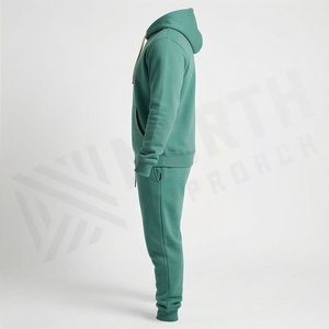 Survêtement en velours de haute qualité personnalisé pour hommes, vêtements de sport en velours, survêtement en molleton de luxe pour hommes, survêtements pour hommes - Product Image 3
