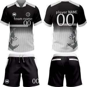 Premium Quality Wholesale Soccer Team Uniform Custom Football Jersey Kit Breathable Polyester Sublimation Manufacturer - Product Image 1