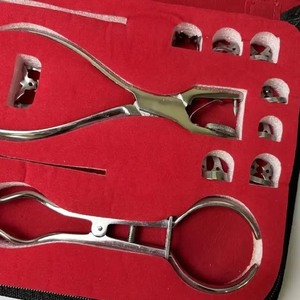 Juego de 12 piezas de diques de goma dentales industriales con pulidor de acero metálico, incluye marco, fórceps, abrazaderas, kit perforador, soporte OEM/ODM - Product Image 6