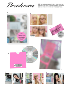 อัลบั้มมินิชุดที่ 5 ของ ILLIT 'BREAK EVEN' (รุ่นโฟโต้ดัมพ์) แผ่นซีดีเพลงเคป๊อป วัสดุกระดาษพลาสติก ภาษาเกาหลี สำหรับทุกวัย รุ่น BW-223 - Product Image 3