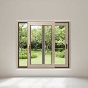 Soundproof <b>Horizontal</b> Sliding <b>Windows</b> Toan Cau Residential House Modern Villa Aluminum <b>Window</b> Aluminum Alloy Folding Screen - Product Image 3