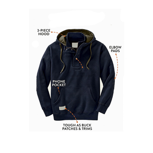 Sudaderas con capucha personalizadas para hombre, sudaderas de alta calidad, sudaderas con capucha de estilo urbano, sudaderas con capucha gruesas para hombre. - Product Image 3