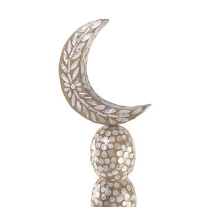 ขาตั้งประดับรูปพระจันทร์เสี้ยวมุกสำหรับตกแต่งบ้านสไตล์อิสลามสำหรับรอมฎอน อีด และตะวันออกกลาง ขายส่ง - Product Image 2