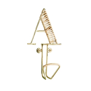 Crochets muraux décoratifs en métal antique personnalisés, porte-clés en métal en forme d'alphabet pour la décoration de la maison, de l'hôtel, pour la décoration murale, pour offrir en cadeau - Product Image 3
