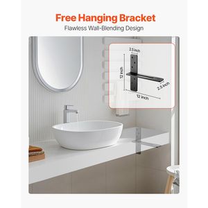 2 staffe per scaffali a T in acciaio solido, resistenti, con capacità di carico di 200 libbre/90 kg, connettori per supporti per scaffali - Product Image 2