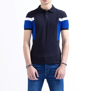 ผู้ผลิตเสื้อโปโลปักโลโก้ขายส่ง เสื้อโปโลชาย ผ้าฝ้าย 100% ปิเก้ แขนสั้น ทรงเข้ารูป สวมใส่สบาย รับสั่งทำ - Product Image 1