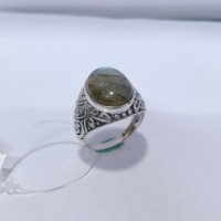 Bague en argent sterling 925 avec pierre précieuse turquoise, bijoux fins faits à la main, prix de gros, bagues en argent