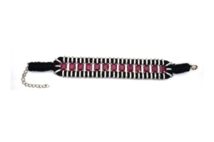 Luxury Emerald Ruby Sapphire & Zircon Diamond Silver Rhodium Plated Bracelet for Wedding Engagement <b>Gift</b> Occasions for Men Women - Product Image 1