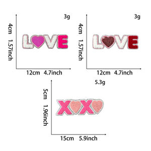 Parches Bordados Personalizados con Logotipo de Fábrica, Apliques de Chenilla Termoadhesivos para Ropa, Bolsos, Gorras, Sombreros y Prendas - Product Image 1