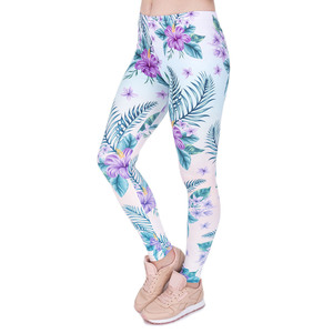 Breathable Cotton Good Quality Printed Women Leggings Available in New Designs With Custom Logo Size and Colors - Product Image 5