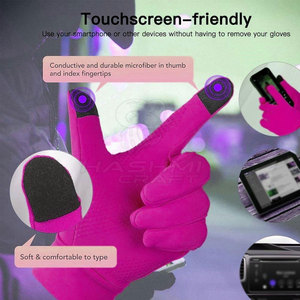 Gants de sport d'hiver en tissu de qualité supérieure, unisexes, respirants, extensibles, adaptés au jogging et aux entraînements de fitness - Product Image 5