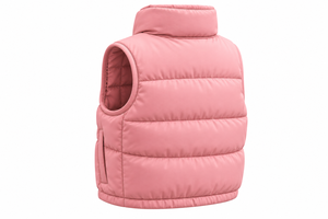 Top Trending <b>Women's</b> Pink Puffer Vest Stand Collar Zip Up Sleeveless Padded <b>Waistcoat</b> Casual Windproof Outerwear Vest OEM - Product Image 4