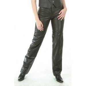 กางเกงหนังสไตล์ยีนส์สำหรับผู้หญิง - Product Image 1